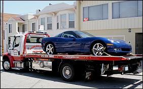 San Francisco flatbed towing